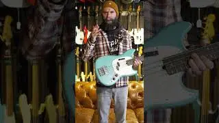 Бас-гитара Fender JMJ Road Worn Mustang - цвет Faded Daphne Blue