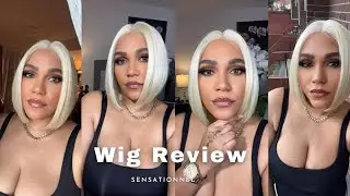 $32 AMAZON WIG | SENSATIONNEL WIG | BLONDE BOB | AFFORDABLE | QUICK INSTALL