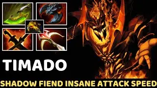 TIMADO Shadow Fiend Insane Attack Speed 3 Hit Kill 7.37 Dota 2