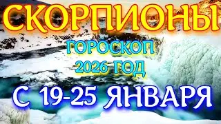 ГОРОСКОП СКОРПИОНЫ С 19-25 ЯНВАРЯ НА НЕДЕЛЮ ПРОГНОЗ 2026 ГОД tarot today
