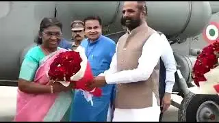 President Droupadi Murmu in maharashtra for convocation ceremony of Gondwana University, Gadchiroli