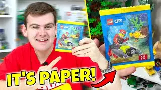 This LEGO Set is packaged with PAPER BAGS?!