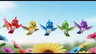 Colibr&iacute;es M&aacute;gicos Flotan y Vuelan | Canci&oacute;n de Aves y Naturaleza para Ni&ntilde;os