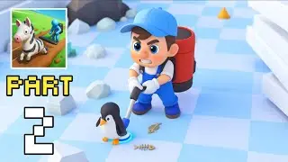 Zoo Clean Up - Gameplay Walkthrough Part 2 - Cleaning the penguin enclosure (iOS, Android)