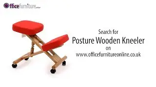 Posture Wooden Kneeler Chair Features and User Guide