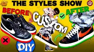 How to customize NIKE BLAZER Plus SHOE CLEANING TIPS at home #shoes