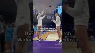 Angel Reese has a 🔥 March madness handshake #wbb #basketball #womenshoops