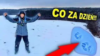 Zaliczyłem Okonie z lodu !!! Widziałem obiad Wilków i zepsułem kamery !!!
