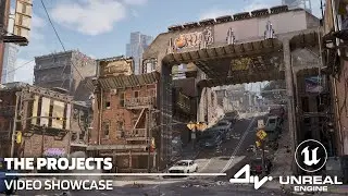 The Projects - Exterior Showcase (Unreal Engine 5) l 4K 60 FPS