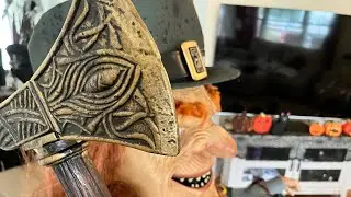 Home Depot Cursed Clover 2025 Animatronic Unboxing Setup demo #homedepot #halloween #leprechaun