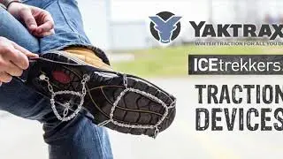 ICE TREKKER Chains Traction Device For Snow & Ice Size: SM-XL