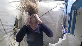 How to wash your hair on the International Space Station?