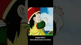 Gohan meets Bulma for the first time