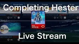 Finishing Hester, Opening gift packs Live!! Madden Mobile 18!!