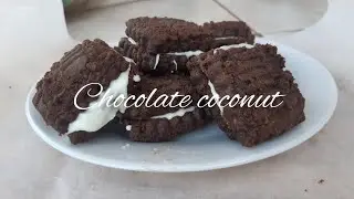 chocolate coconut biscuits.