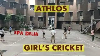 GIRL'S CRICKET MATCH AT HOSTEL | SPA DELHI | Rahul Katal Vlogs  #dailyvlog #hostellife  #spadelhi
