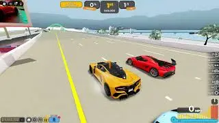 NEW Koenigsegg Jesko Vs Hennessey Venom F5 Highway Race (Driving Empire)