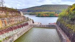 Tioga-Hammond Dams-Tioga County, PA-fall foliage