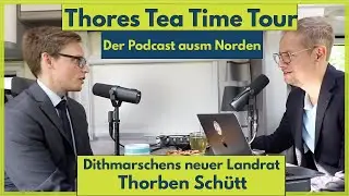 Dithmarschens neuer Landrat Thorben Sch&uuml;tt in Thores Tea Time Tour
