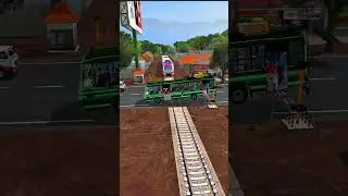 Bus 🆚 Train🚅 #shorts #youtubeshorts #viral #bussid #trending #fyp  #gameplay #gaming #foryou#railway