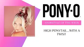 PONY-O ponytail holder. A red-carpet high ponytail with tons of volume. Easy to do. Secure all day.
