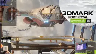 3DMARK PORT ROYAL Benchmark / ASTRAL RTX 5090 / AMD Ryzen 9 9950X3D