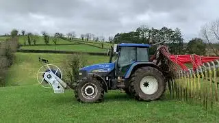 Spreading slurry with a low-emission umbilical system in Cavan