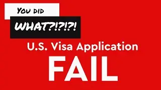 LOOK OUT! Don't make these U.S. visa application form mistakes!