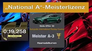 National A Meisterlizenz ( Meister A-3 )  Haarnadelkurven  - Gold Zeit  -  Gran Turismo 7