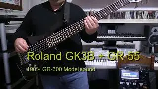 Roland GR-55 demo - GR300 emulation with Warwick bass and GK3B pickup
