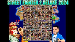 Street Fighter 2 Deluxe 2024 - Jogando com Lee - Roda em PC fraco.