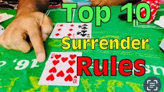 Master SURRENDER Rules and Win at Top 10 Blackjack Games!