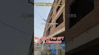 Premium New Flats For sale at Golden City Rajendranagar Attapur Hyderabad #newflat #flatsforsale