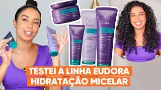 ROTINA CAPILAR COM EUDORA HIDRATAÇÃO MICELAR - CABELO CACHEADO | JULIANA LOUISE