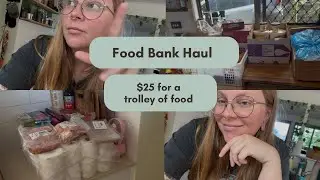 Food Bank haul - $25 for a trolley of food - Lighthouse Care