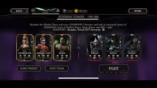 Edenian Tower Boss Battle 190 gameplay with reward,,,