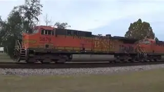 Folkston, GA. CSX K811-12 w/BNSF ALSO Q037-15 -  Q032-17 -  Q455-17 - A764-17 - 12/17/18