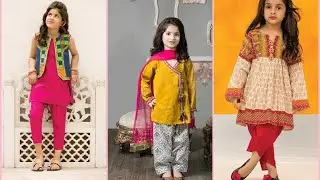 New trendy lawn dress designs for little girls 2021