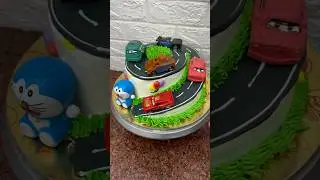 Easy making car cake #youtubeshorts #shorts #cakedecorating #trending