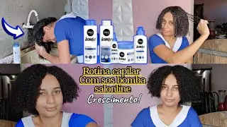 ROTINA CAPILAR DE CRESCIMENTO COM S.O.S BOMBA @SalonLineBrasil 