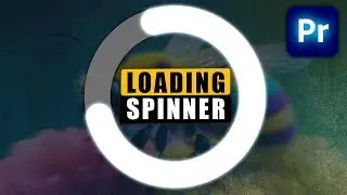 How to Create a LOADING SPINNER in Premiere Pro