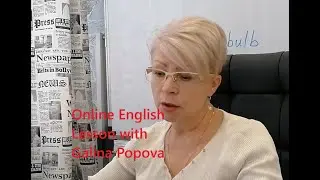 Online English class fragment - with teens