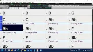 Pay me my Money Down (in the style of Bruce Springsteen) Band-in-a-Box backing Track