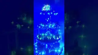 WOW #lights #christmaslightdisplay #shortsvideo #trippylights  #spacestation