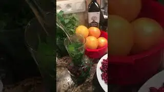 Infusion vitamin&eacute;e de menthe fra&icirc;che et airelles fra&icirc;ches ! #cooking #infusiontherapy