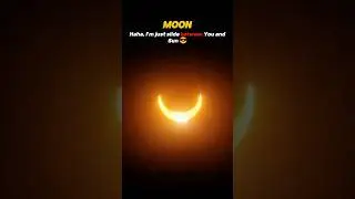 Moon Blocks Sun on September 21 | Moon vs Sun 😱☠️ #space #moon #solareclipse #universe