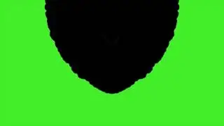 Black Circle Wipe Transition Green Screen Alpha Overlay Effect | Chroma Key Background #greenscreen
