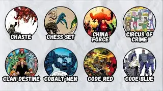 All Marvel Teams From A-Z Explained (Part 7)