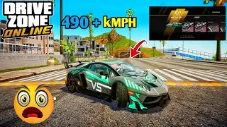 Drive zone online : Lamborghini Aventador Upgrade - Max Out & Speed Test After Update || Drive Zone 