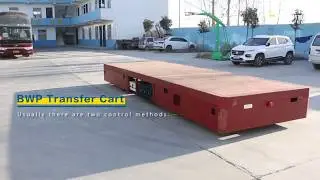Battery powered steerable Trackless transfer cart operating guide